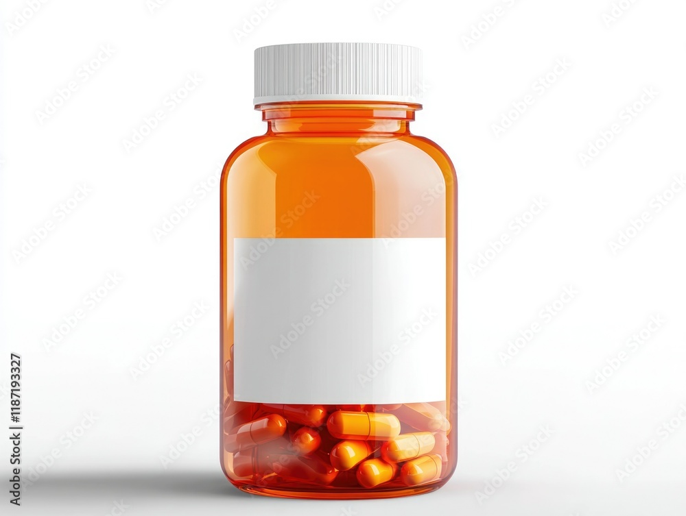 Prescription Bottle with Label Prescription Bottle with Label