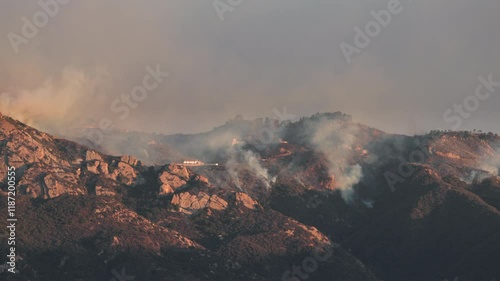 The catastrophic and devastating Malibu Fire in Los Angeles has tragically destroyed countless homes, altering the landscape significantly during an ongoing and urgent state of emergency photo