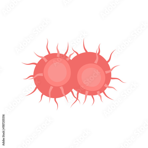 Gonorrhea bacteria illustration  photo