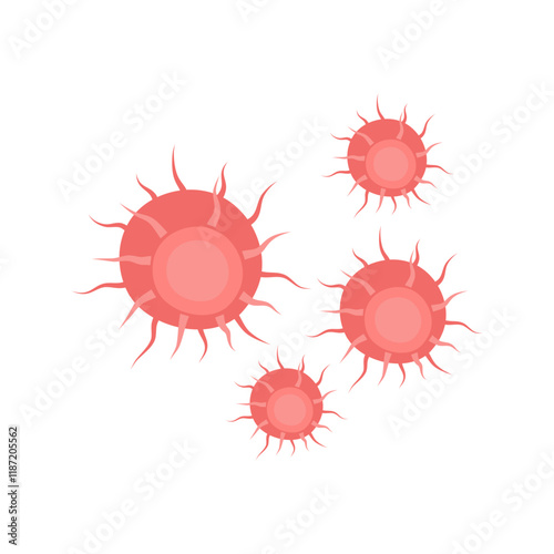 Gonorrhea bacteria illustration 