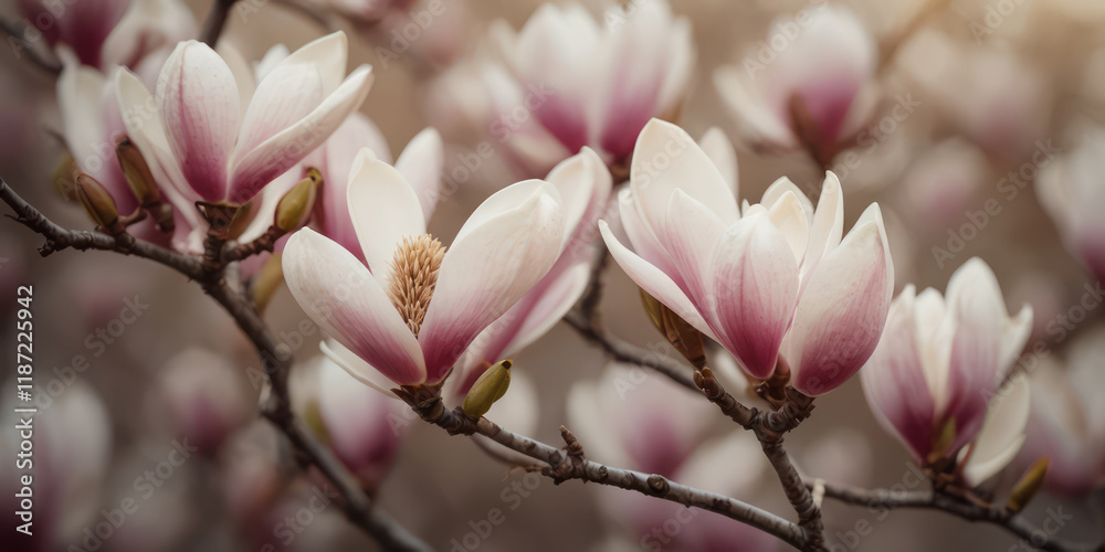 Fototapeta premium Magnolia flowers