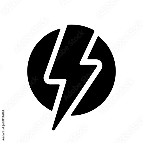 Free Download Lightning bolt Thunderbolt icon symbol logo vector illustration - GFXLoad
