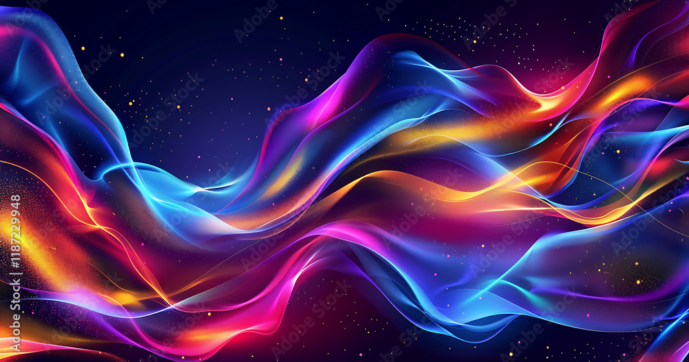 Abstract Neon Waves Abstract Neon Waves