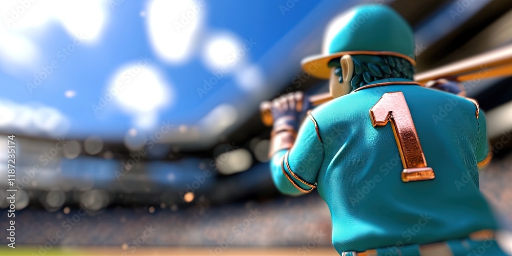 baseball player with number 1 on jersey holding bat baseball player with number 1 on jersey holding bat