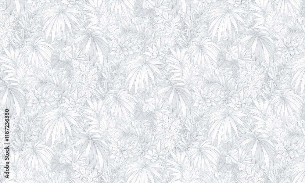 Obraz premium seamless pattern with leaves