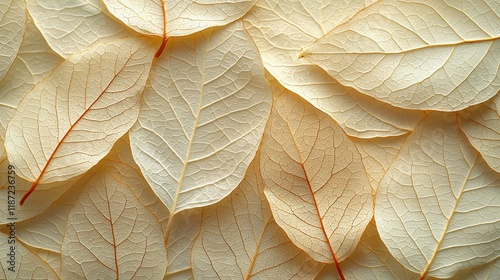 Pale yellow leaves background texture.