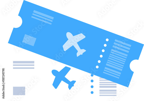 Airplane ticket icon

