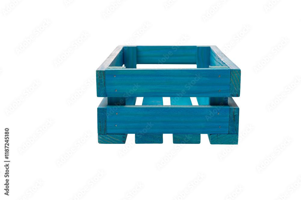 Blue crate