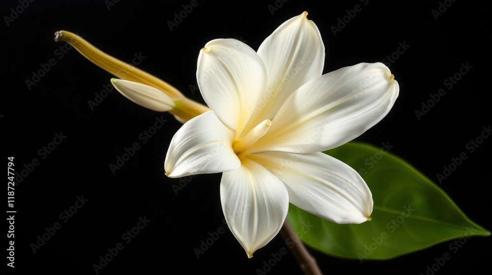 Fototapeta premium close up of white flower background