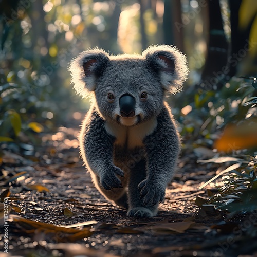 Australian wildlife photography of koala animal closeup in nature high resolution hd picture photo