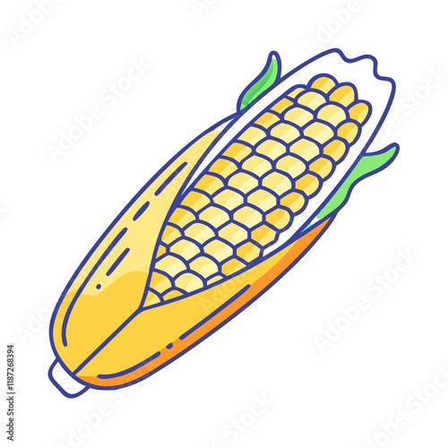 mexican corn on the cob elote icon, mexican corn on the cob elote vector.