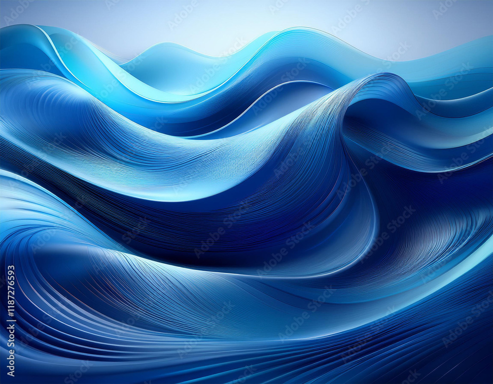 Fototapeta premium soft navy blue wave background