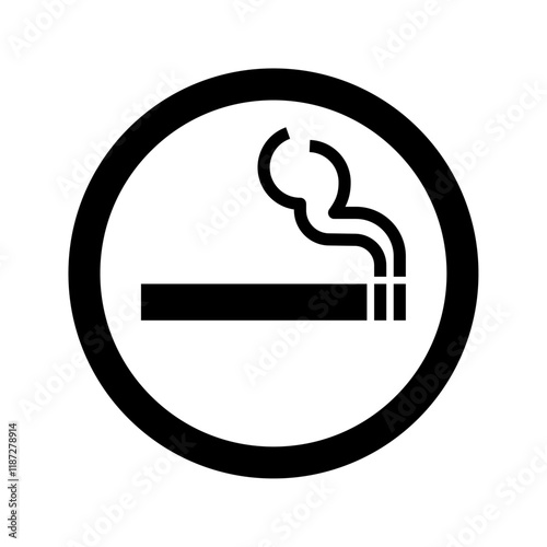 Smoking area sign