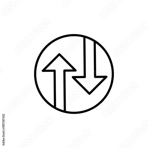 Data usage icon flat editable icon mark