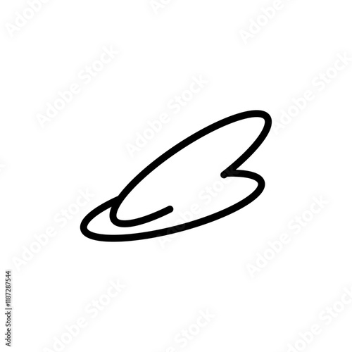 Принти на полотні E aval icon flat editable icon mark