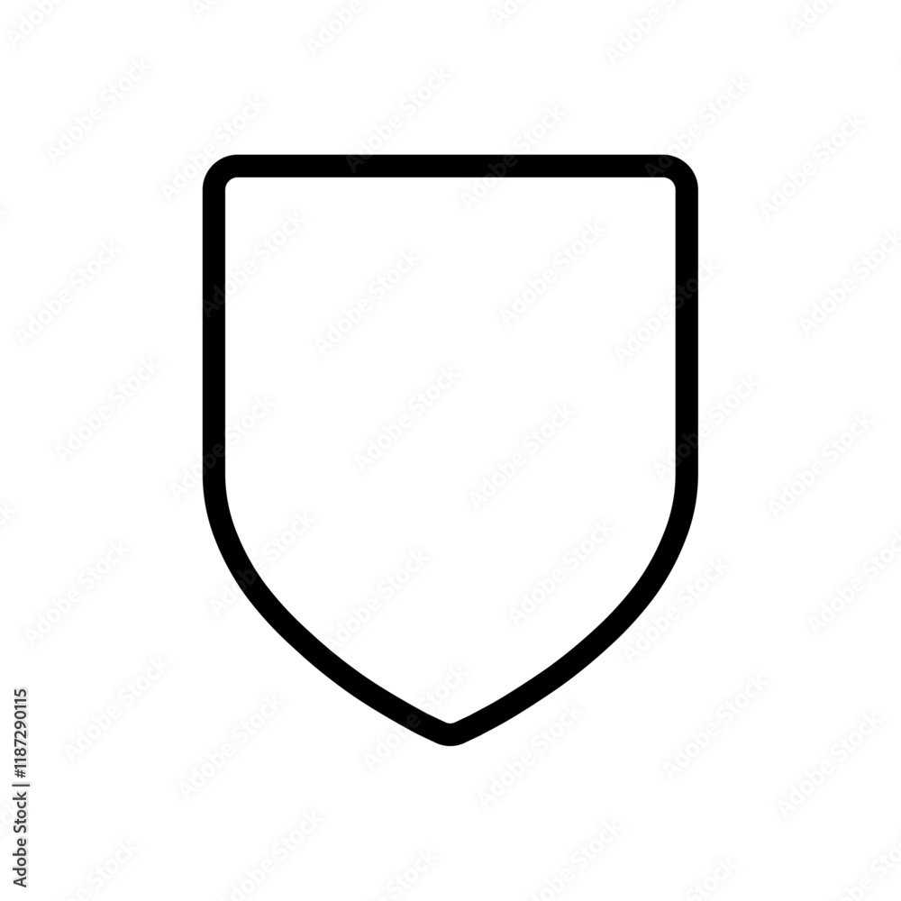 Protection icon flat editable icon mark Protection icon flat editable icon mark
