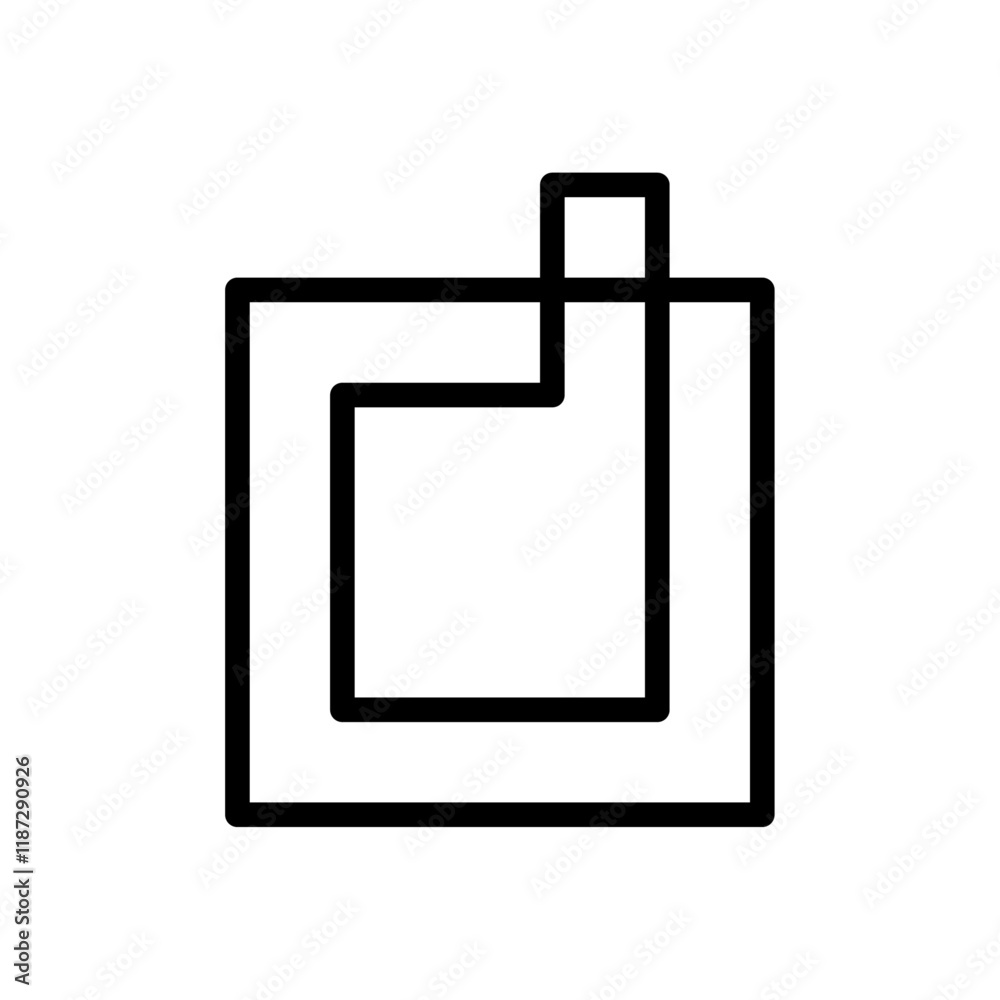 Structure icon flat editable icon mark Structure icon flat editable icon mark