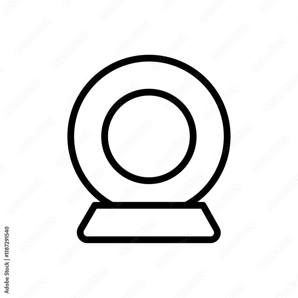 Webcam icon flat editable icon mark Webcam icon flat editable icon mark
