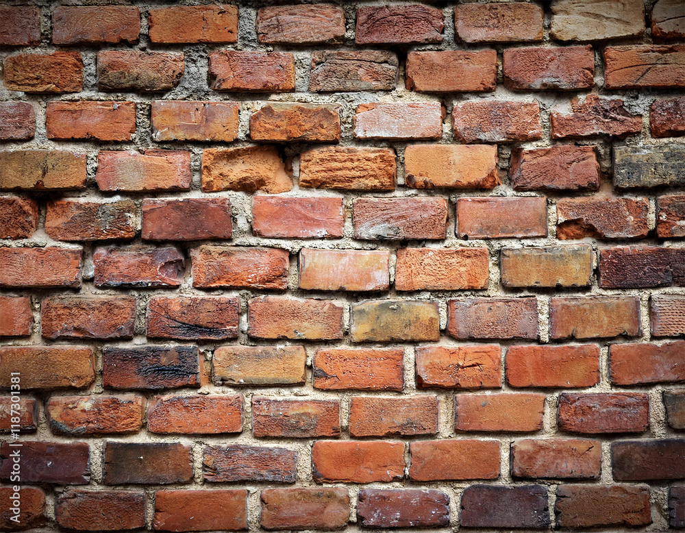 Fototapeta premium brick old slyle wall background or texture