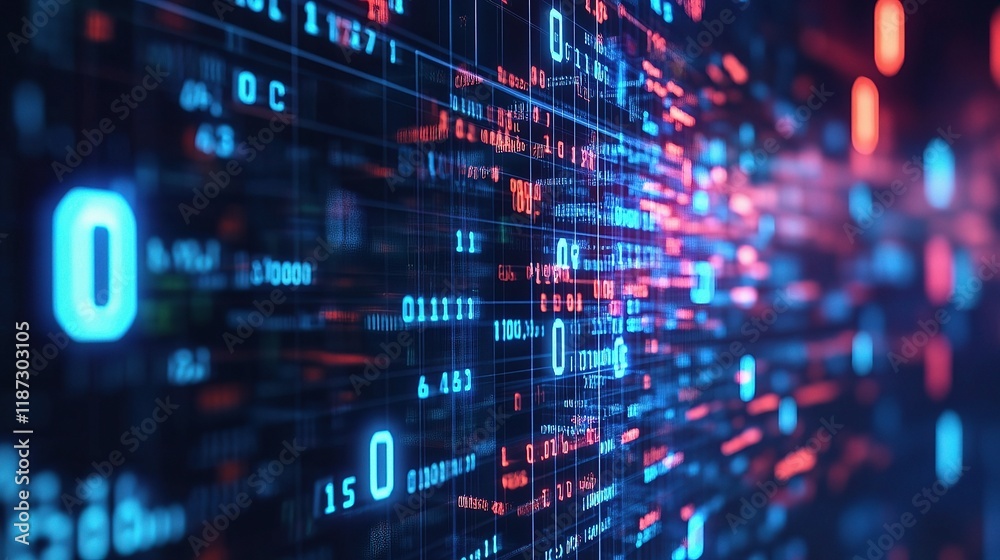 Abstract Digital Background with Big Data Visualization and Lines Abstract Digital Background with Big Data Visualization and Lines