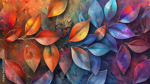 A modern canvas wall frame and lavish foliage	