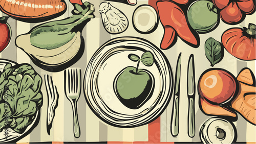 Nutrition on a Plate- A Healthy Diet.eps
