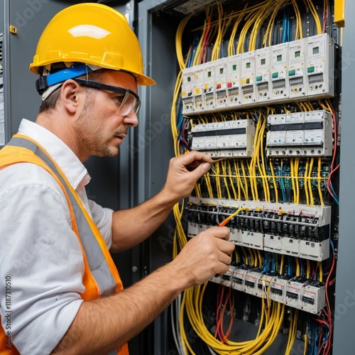 electrician at work