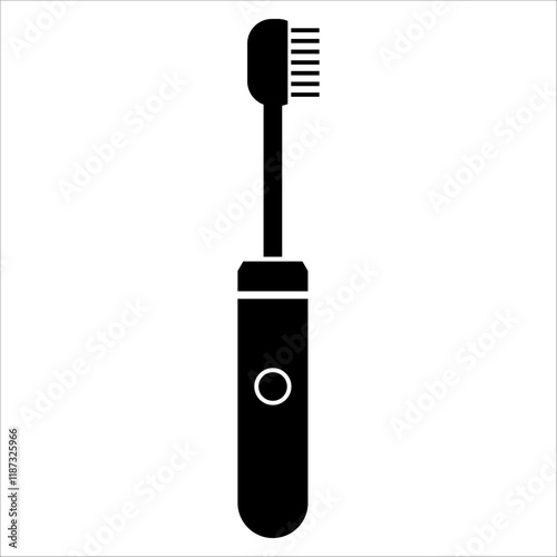 electric toothbrush icon vector illustration symbol