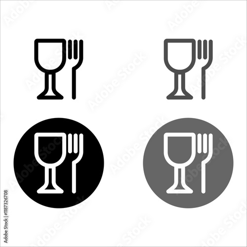food safety icon vector illustration symbol