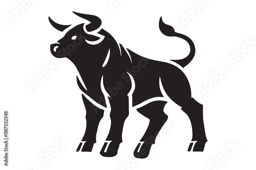 Bull silhouette