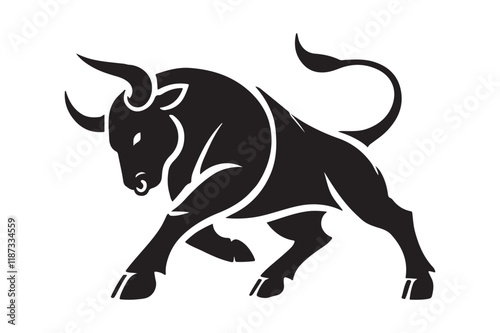 Bull silhouette