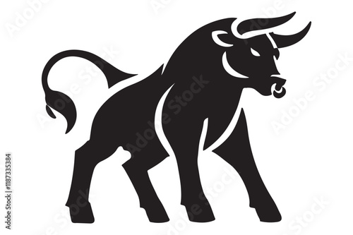 Bull silhouette