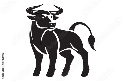 Bull silhouette