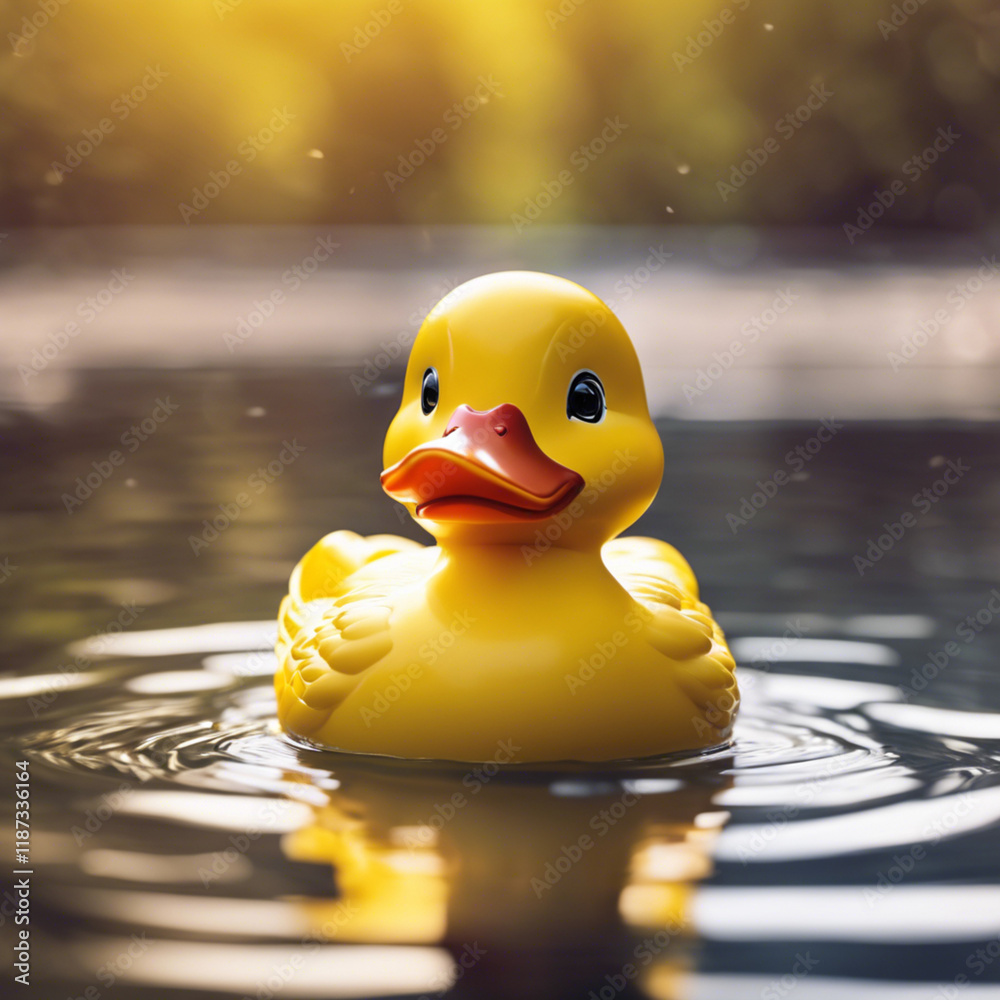 Yellow Duck Closeup Yellow Duck Closeup