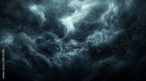 Dark, ominous storm clouds filling the frame.