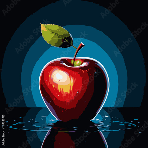 apple fruit vector for design needs 