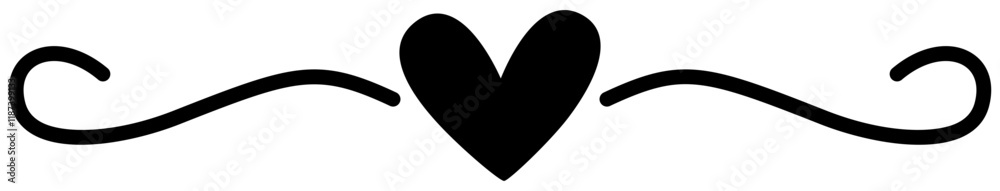 Heart Border | Cute Heart Decorative Element | Vector Valentine Design Heart Border | Cute Heart Decorative Element | Vector Valentine Design