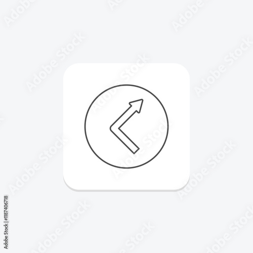 Reflect thinline icon , vector, pixel perfect, illustrator file