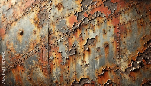 The metal duralumin surface of the aircraft body is subject to corrosion. photo