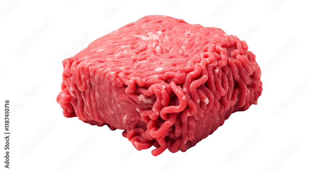 Fresh Ground Beef Patties isolated on transparent background Fresh Ground Beef Patties isolated on transparent background