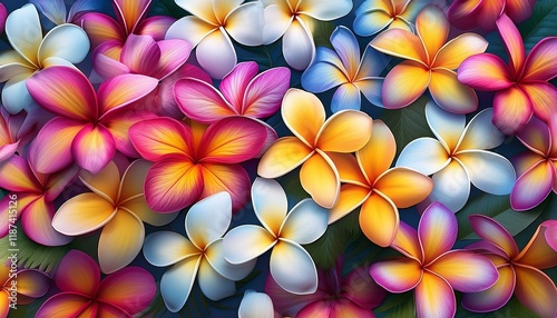 colourful tropical flower background example colorful paradise botanical orchid plumeria frangipani colourful tropical flower heritage