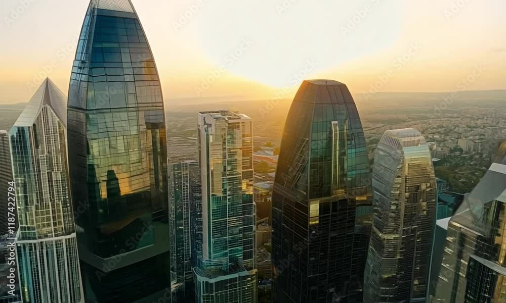 city ​​building landscape background