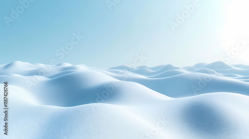 Winter + snowdrift + tranquility concept. Stardrift. Illustration photo