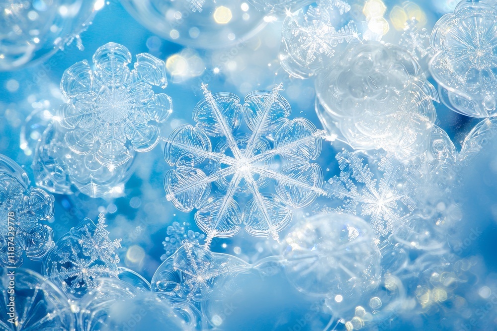 Frosty Snowflake Patterns Frosty Snowflake Patterns
