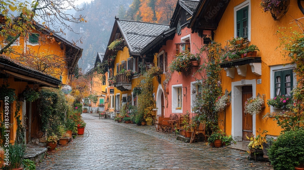 Fototapeta premium hallstatt austrai