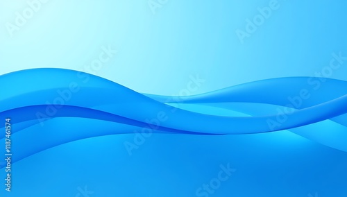Abstract waves shape glowing in ultraviolet spectrum. Background for banner, backdrop or texture for 3D mapping, generative ai