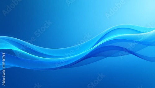 Abstract waves shape glowing in ultraviolet spectrum. Background for banner, backdrop or texture for 3D mapping, generative ai