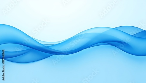 Abstract waves shape glowing in ultraviolet spectrum. Background for banner, backdrop or texture for 3D mapping, generative ai