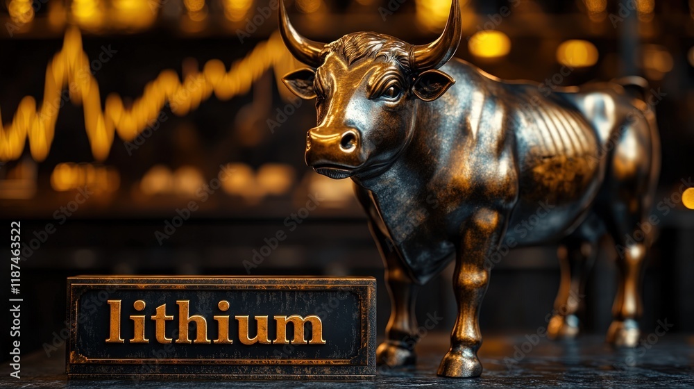 Bronze bull statue with Bronze bull statue with
