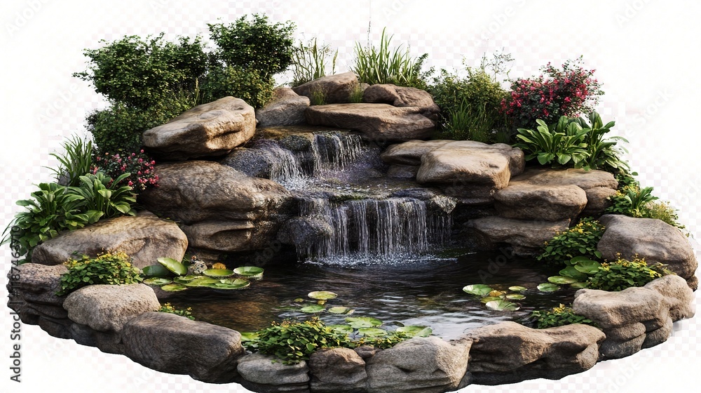 Serene Waterfall Oasis: A tranquil cascading waterfall flows gracefully over rugged rocks, creating a captivating natural oasis, embraced by lush greenery and a sense of serenity. Serene Waterfall Oasis: A tranquil cascading waterfall flows gracefully over rugged rocks, creating a captivating natural oasis, embraced by lush greenery and a sense of serenity.